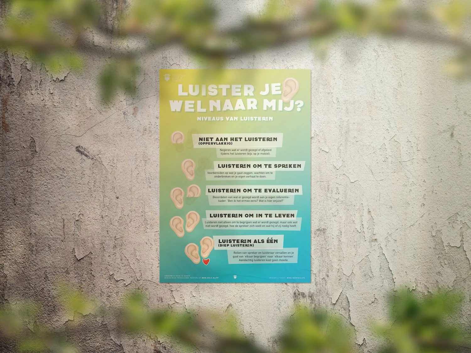 Poster ‘Luister je wel naar mij?’
