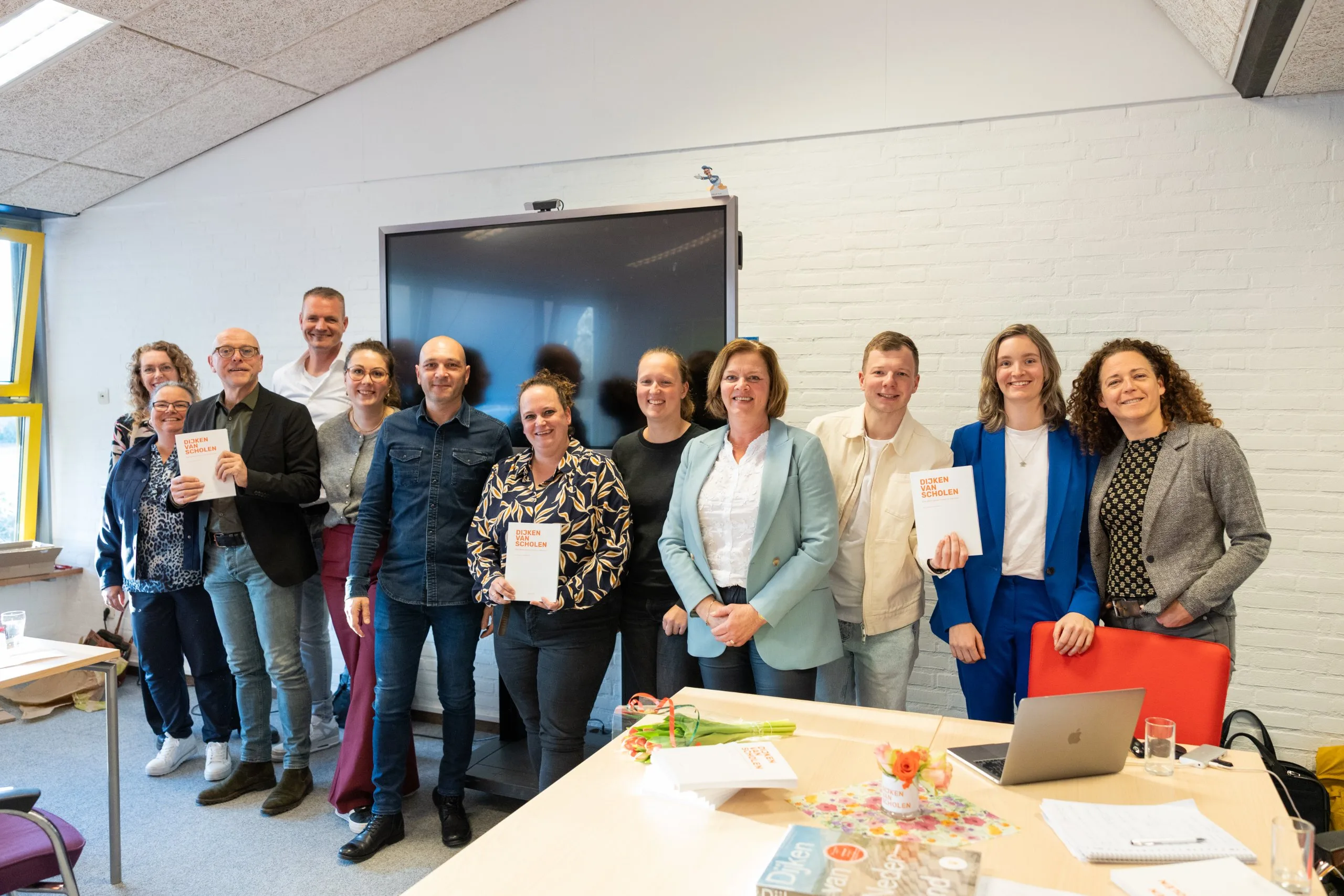 boeklancering dijken van scholen